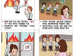 화재 발생 시 이용자 행동 요령